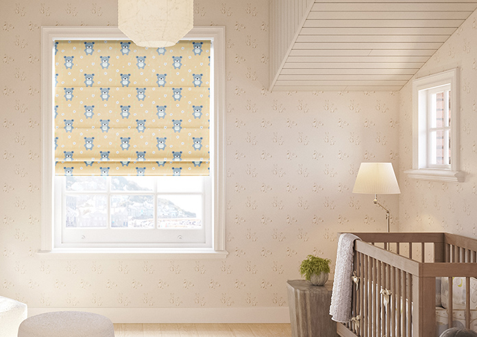 Teddy Trails, Cream - Roman Blind - Image 3